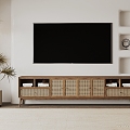 Silent Wind TV Cabinet TV Combination 3d model