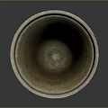 Decorative Metal Hardware Tools Storage Pot With Rope Patterns And Young Inscription