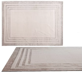 Modern Square Carpet Carpet 3d model