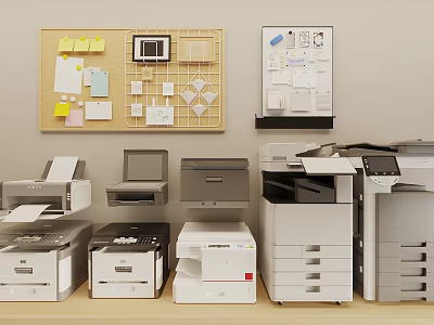 Printer Office Supplies Smart Printer 3d model