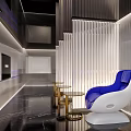Modern Transfusion Room Medical Center Transfusion Room 3d model