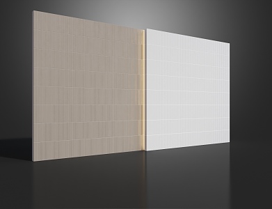 Background wall, bedside wall, decorative wall, wall panel 3d model