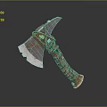 Tomahawk Axe Wooden Axe Handle Axe Mountain Axe Chopping Wood Axe Chopping Wood Axe Magic Axe 3d model