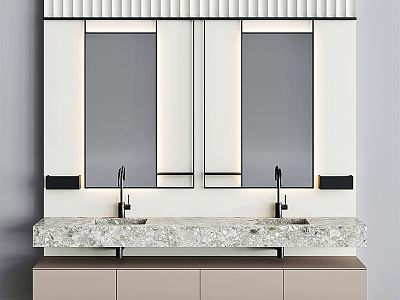 modern sink bathroom cabinet model