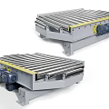 Industrial Roller Conveyor Equipment With Heavy Duty Steel Frame And Motorized Platform For Material Handling