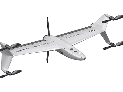 HUAWING Fixed Wing Multirotor Drone With Advanced Aerial Photography System 3d model