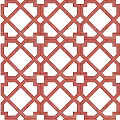 Traditional Red Brick Feature Wall With Various Intricate Patterns And Designs 3d model