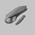 Weapons of the Future Pistol 3d model