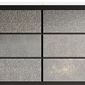 2D transparent concrete background wall panel 3d model