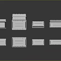 Various Design Storage Boxes With Different Colors And Metallic Finish