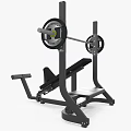 Sturdy Steel Frame Fitness Bench Press Machine With Barbell And Weight Plates