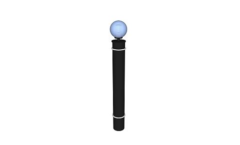 Modern Street Lamp Post 3d model