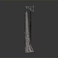 Curtain Realistic Game Item 3d model