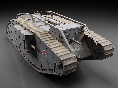 Mark 4 Tank Vintage Tank World War I Tank Armored Vehicle 3d model