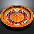 Classic Wooden Roulette Wheel With Red Black Green Number Layout And Smooth Design