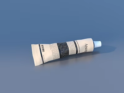 White Tube Daily Living Essential With Text Label For Household Use 3d model