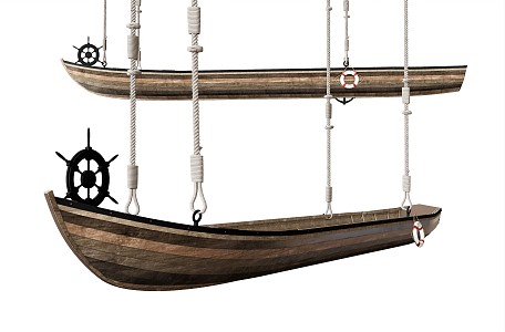 Nordic Hanging Decorations Hanging Rope Ornaments 3d model