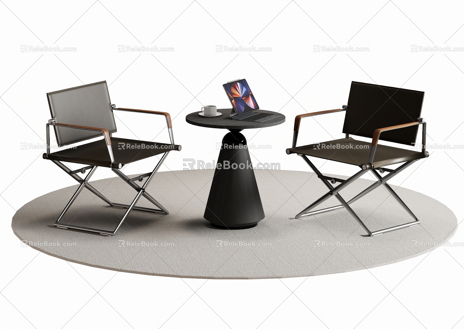 Modern Leisure Tables and Chairs Negotiation Tables and Chairs Dining Tables and Chairs 3d model