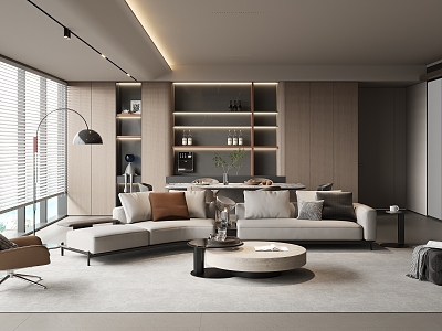 modern living room model