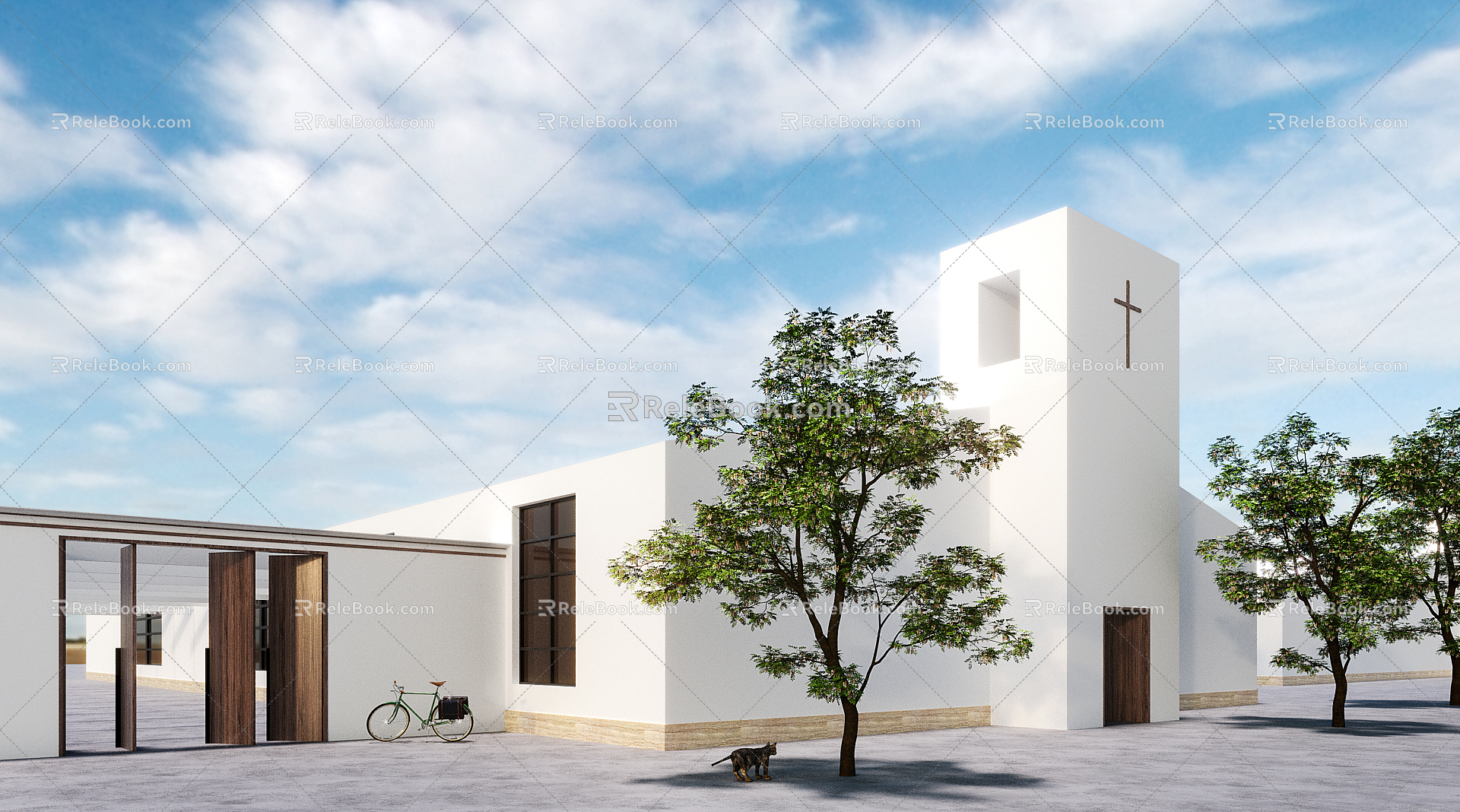 The Modern Church 3d model