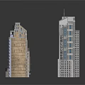 Building Models of Modern High Rise Structures With Diverse Architectural Designs