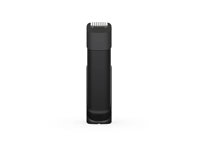 Black Electric Hair Trimmer With Portable Design And Sharp Cutting Blades 3d model