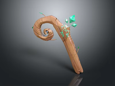 Scepter Ancient Scepter Cane Ancient Scepter Magic Scepter Metal Scepter Classical Scepter Magic Scepter 3d model