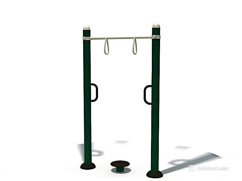 Modern Wooden Swing Door with Glass Panel and Smooth Operation Design 3d model 