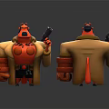 Modern Game Characters Virtual Characters Virtual Characters 3d model