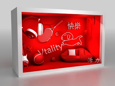 Modern Beauty Chen 3d model