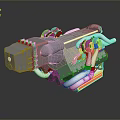 Science Fiction Firearms Next Generation Firearms Science Fiction Game Gun Game Firearms Game Gun Concept Gun Laser Gun 3d model
