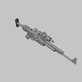 A280 Long Range Explosive Rifle 3d model