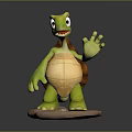 Modern Turtle Cartoon Turtle Snapping Turtle 3d model