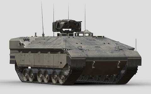 Hyundai IFV-6c Panther Armored Personnel Carrier 3d model