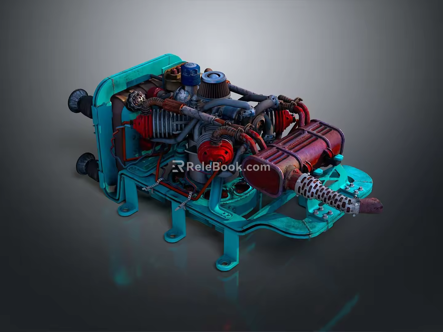 Engine Racing Engine Racing Engine Car Engine Car Engine Modern Vehicle 3d model