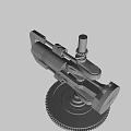 Precision Mechanical Device With Gear Base And Knob Detailed Structure