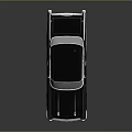 Classic Black And White Vintage Car With Retro Design Chrome Accents And Shiny Finish