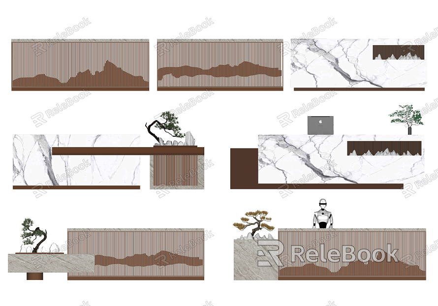 New Chinese Reception Desk Front Desk model