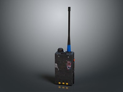 modern walkie-talkie military walkie-talkie military radio military wireless telephone 3d model