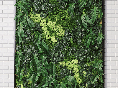 Modern Plant Wall model