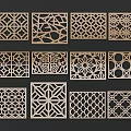 Decorative Wooden Room Dividers With Various Intricate Carved Patterns For Interior Design
