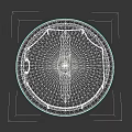 Ancient Greek Style Decorative Circular Shield Weapon With White Owl And Ornate Border
