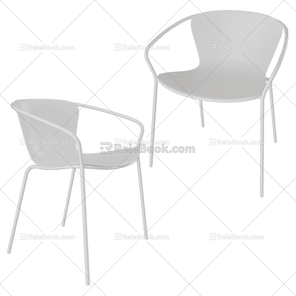 Serralunga Dining Chair 3d model