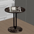 Modern Side Table Corner Table Combination Small Coffee Table Wood Square 3d model