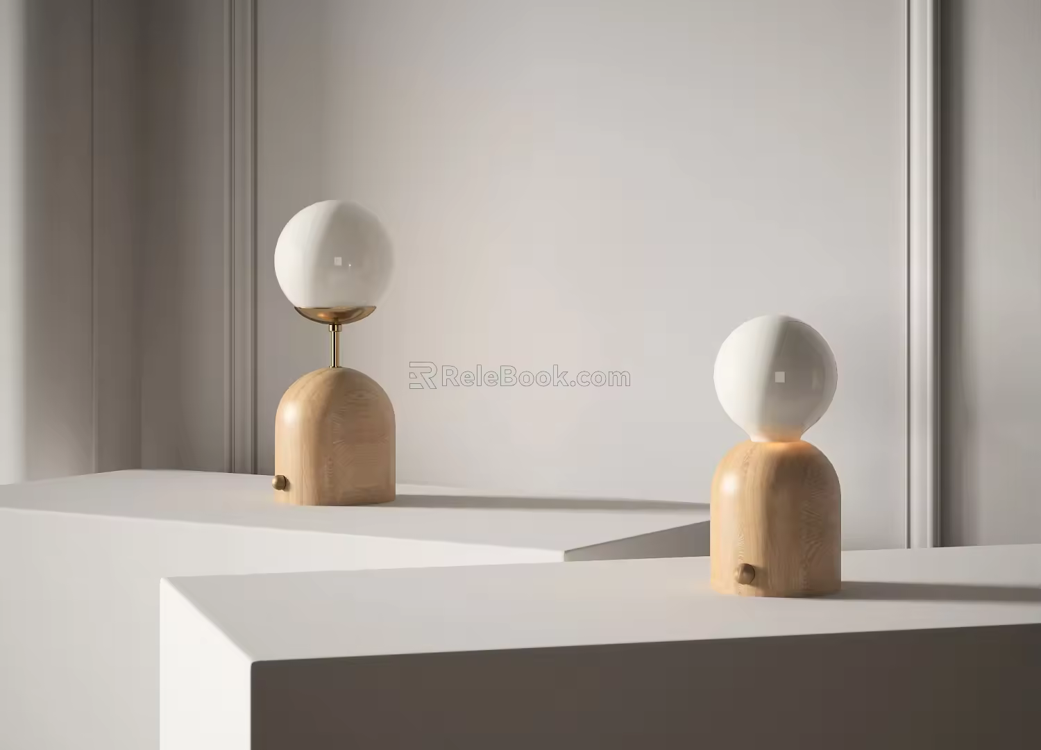 Modern table lamp 3d model