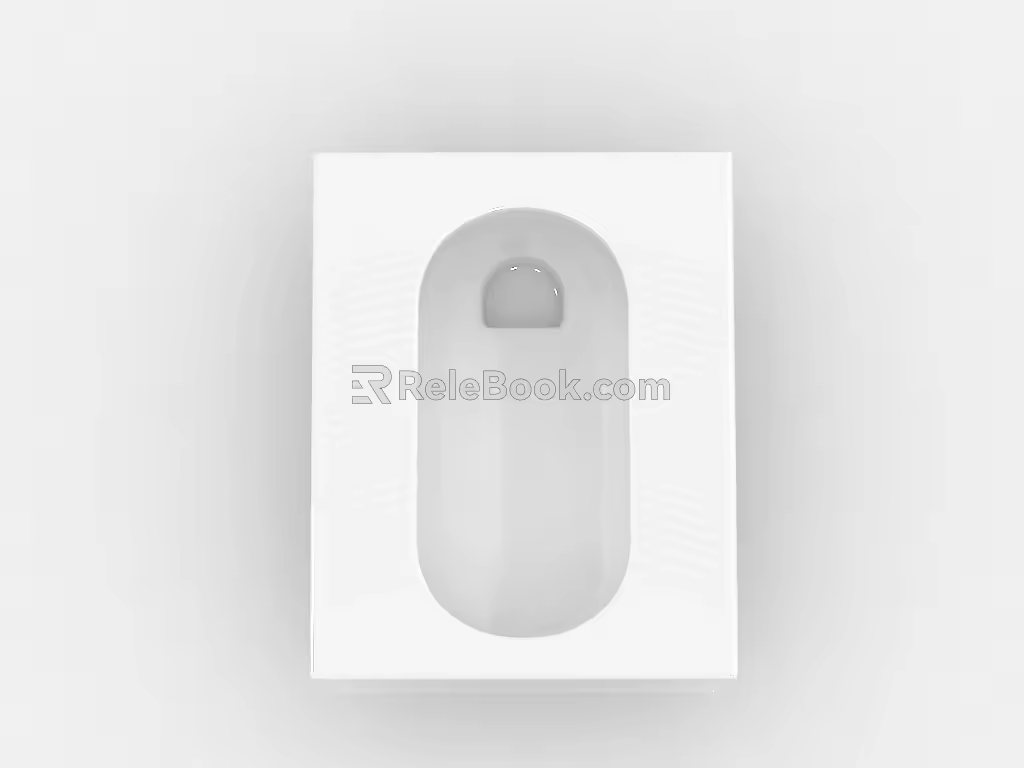 squatting pan 3d model