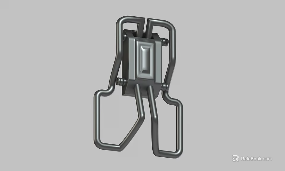 Sturdy Metal Mechanical Buckle Heavy Duty Fastening Component For Industrial Applications 3d model 