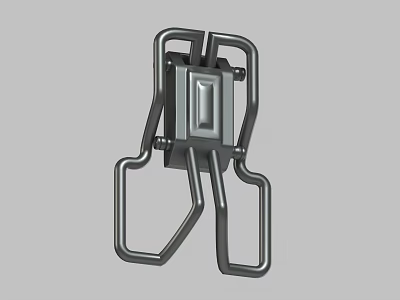 Sturdy Metal Mechanical Buckle Heavy Duty Fastening Component For Industrial Applications 3d model