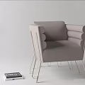 Single sofa 3d model