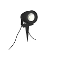 Black Spotlights With Adjustable Stands For Indoor Lighting Setup
